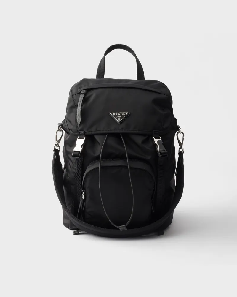 Prada Rucksack aus Re-Nylon Schwarz