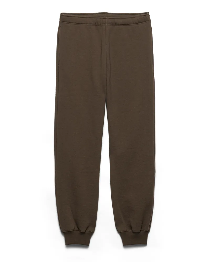 Prada Fleece-hose, Herren, Selva Grün, Größe Selva