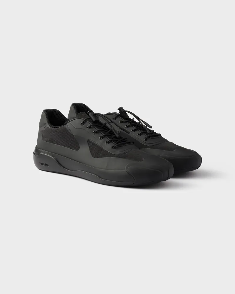 Prada Sneaker aus Funktionsgewebe Schwarz
