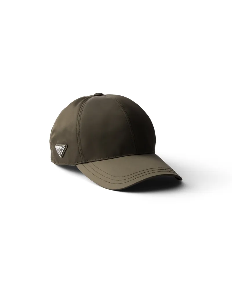 Prada Baseballkappe Aus Re-nylon, Herren, Waldgrün, Größe Waldgrün