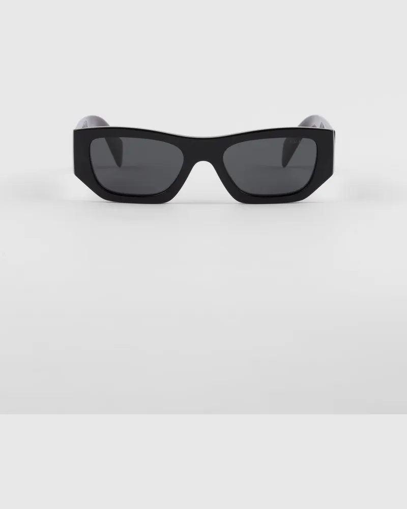 Prada Sonnenbrille mit  Logo Schiefergraue