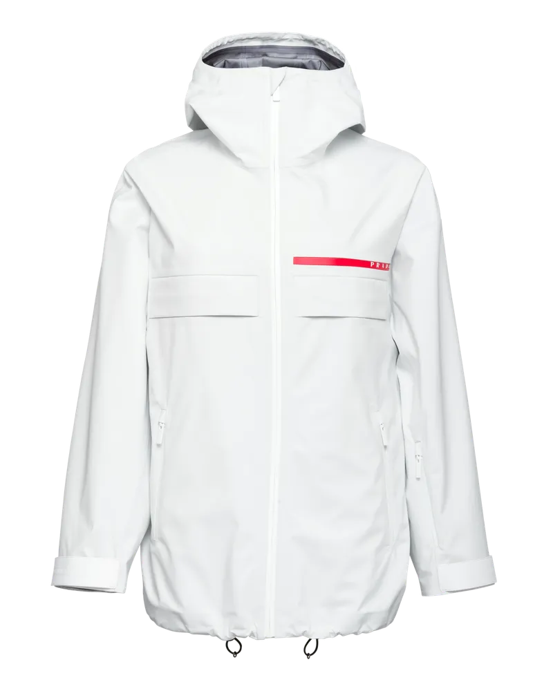 Prada Jacke aus GORE-TEX PRO Kalkweiss