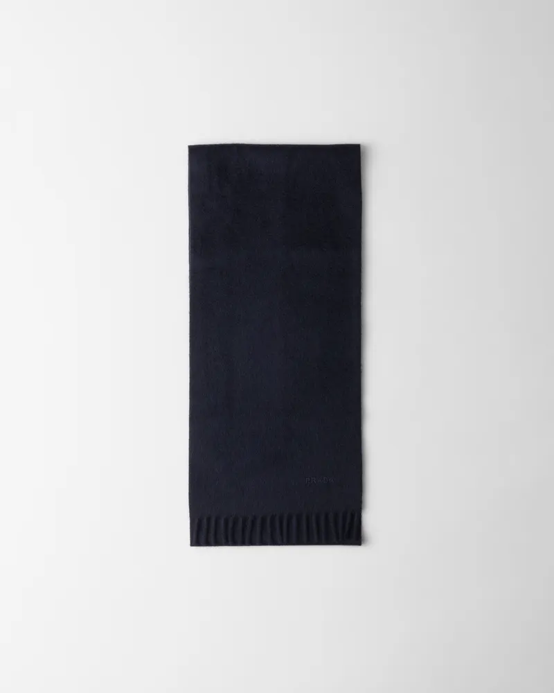 Prada Schal aus Kaschmir Blau