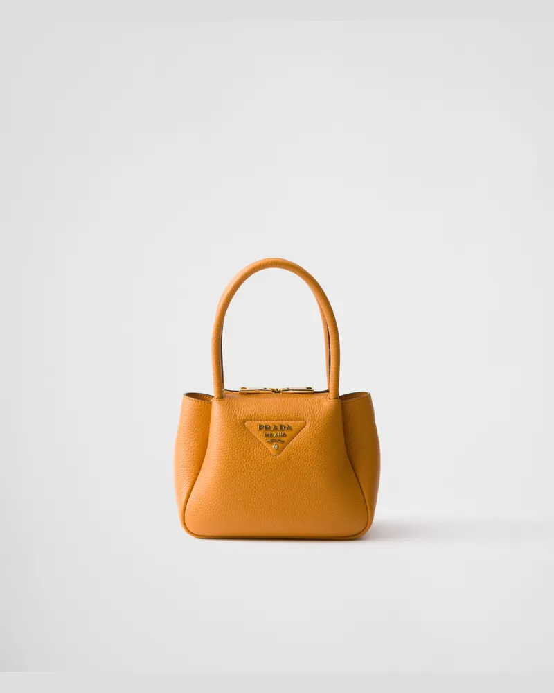 Prada Mini-Handtasche aus Leder Amber