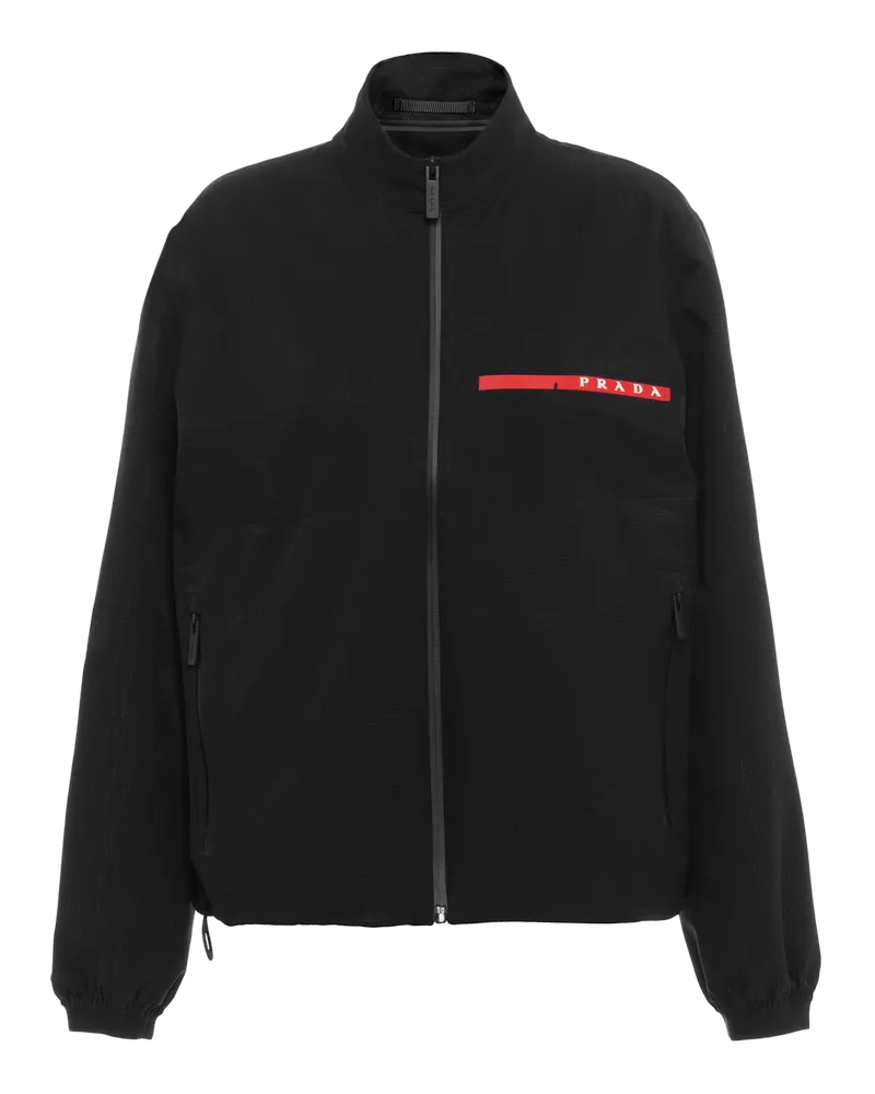 Prada Jacke aus Light Bi-Stretch Schwarz