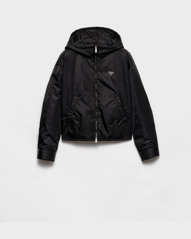 Prada Blousonjacke aus Re-Nylon Schwarz