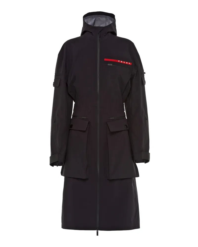 Prada Jacke Aus Gore-tex Pro, Damen, Schwarz, Größe Schwarz