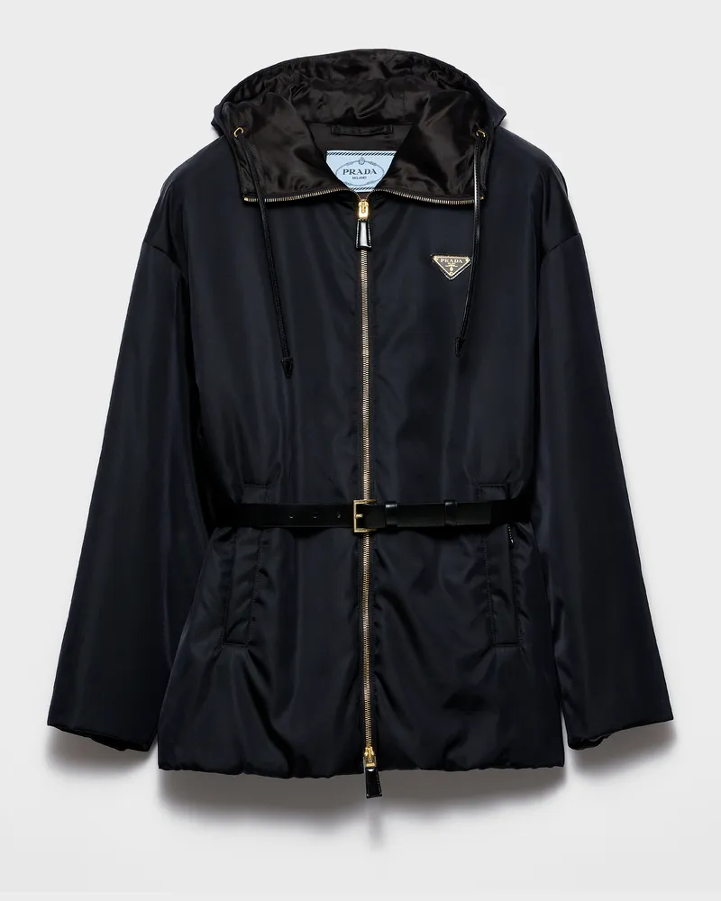 Prada Blousonjacke aus Re-Nylon Schwarz