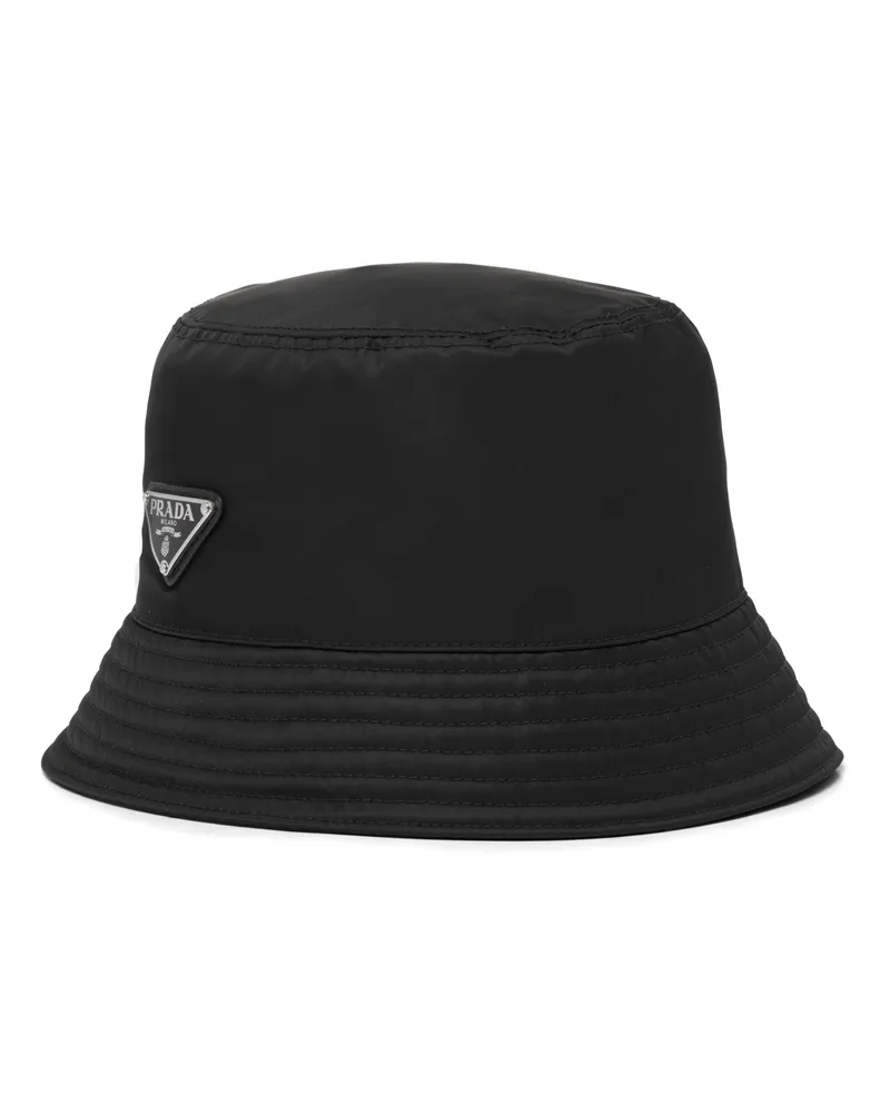Prada Fischerhut Aus Re-nylon, Damen, Schwarz, Größe Schwarz