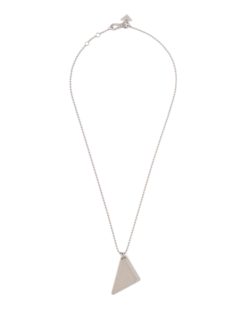 Prada Symbole Halskette mit Anhänger Silber