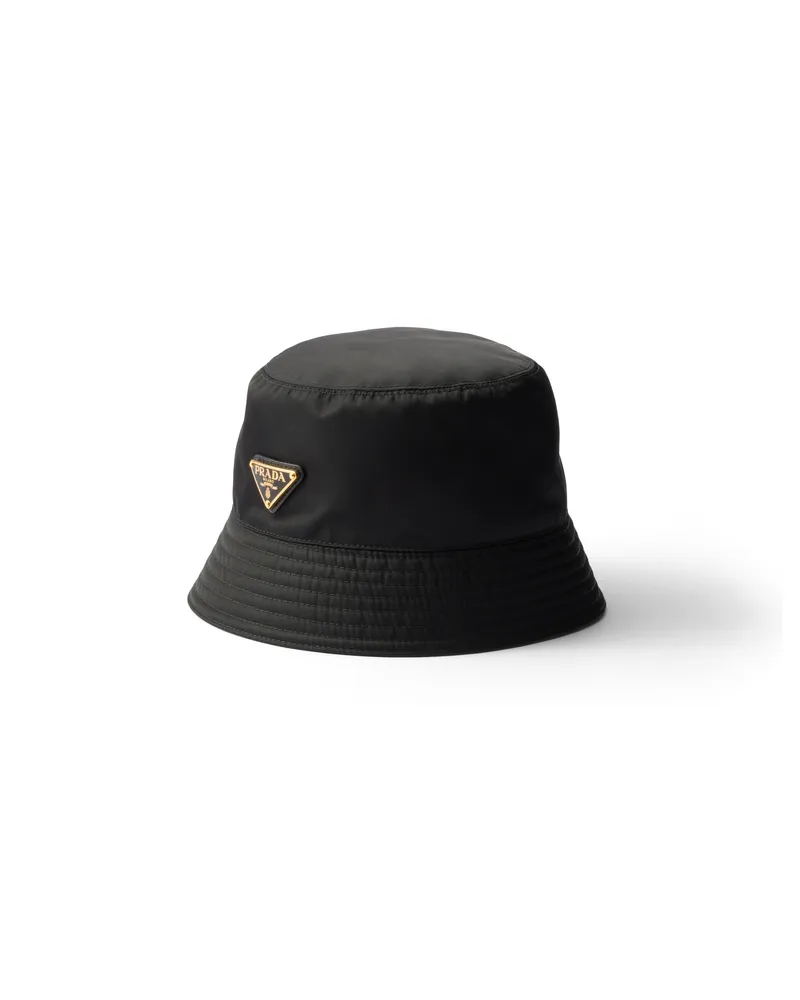 Prada Fischerhut Aus Re-nylon, Damen, Schwarz, Größe Schwarz