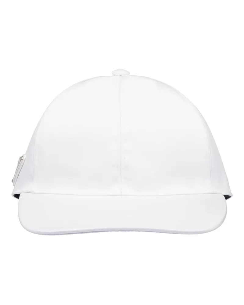 Prada Baseballkappe Aus Re-nylon, Damen, Weiss, Größe Weiss