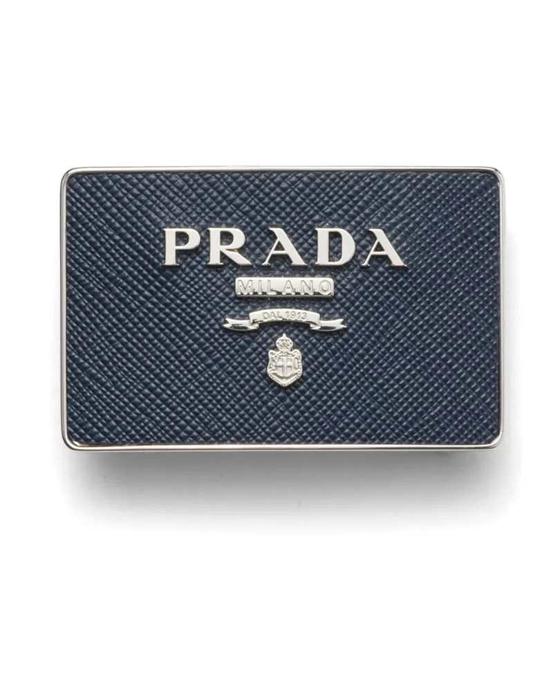 Prada Gürtelschließe Aus Metall, Herren, Ostseeblau Ostseeblau