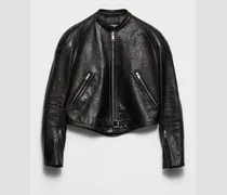 Jacke aus Leder