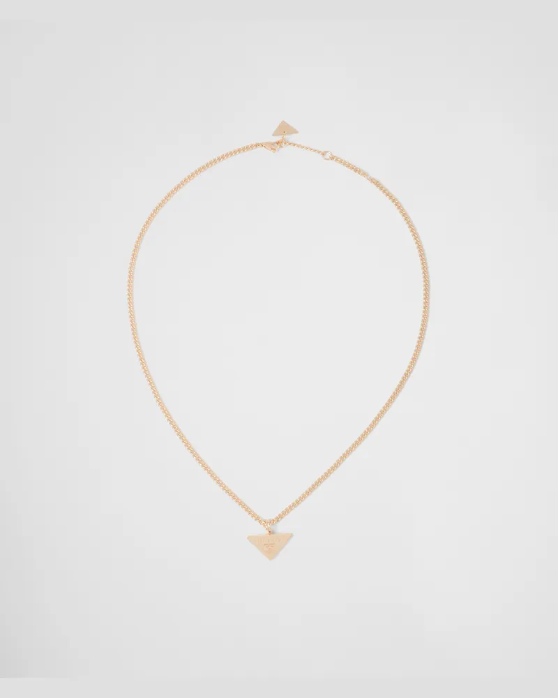 Prada Eternal Gold Halskette mit Anhänger aus Gelbgold Gold