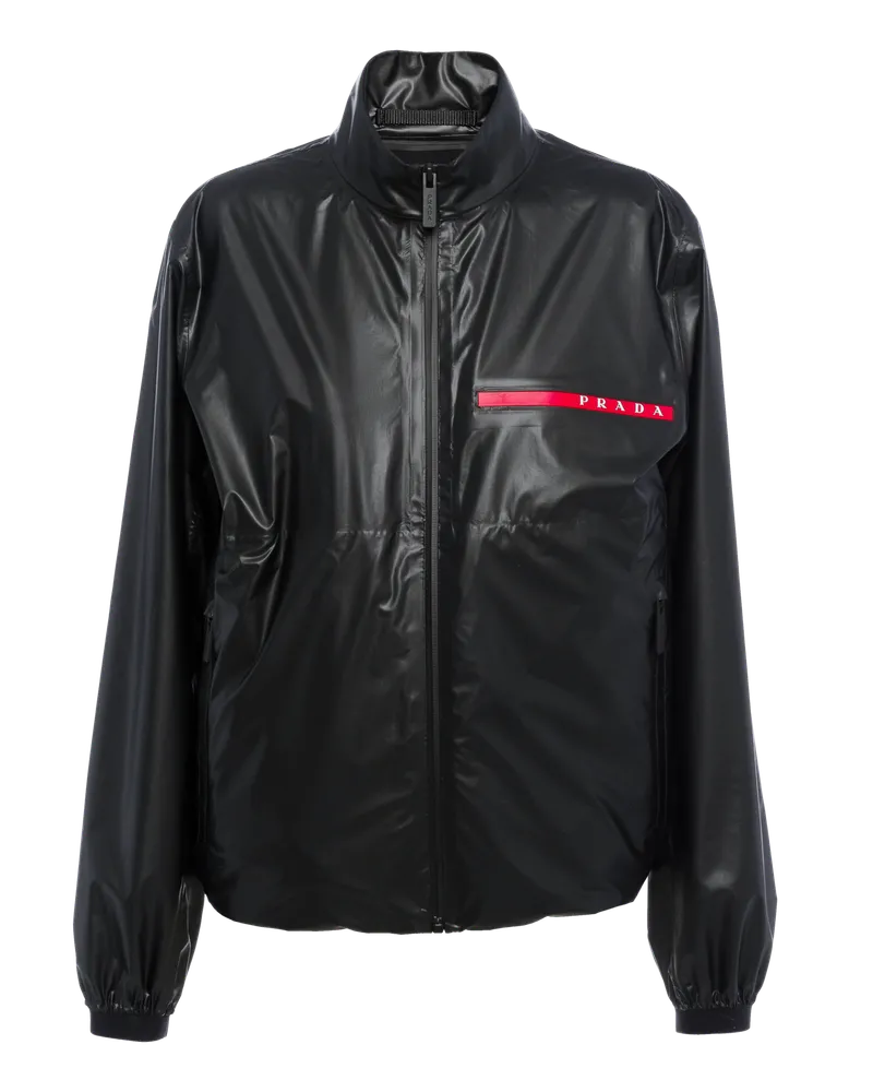 Prada Jacke aus Light Re-Nylon Schwarz