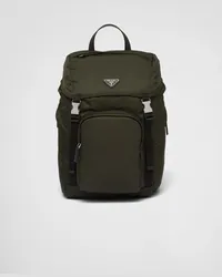 Prada Rucksack aus Re-Nylon und Saffiano-Leder Tundra