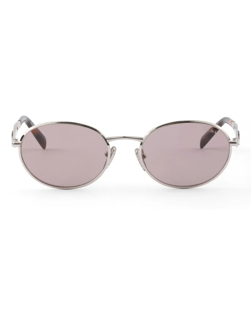Prada Sunglasses With  Logo, Damen, Malvenfarbene Gläser Malvenfarbene