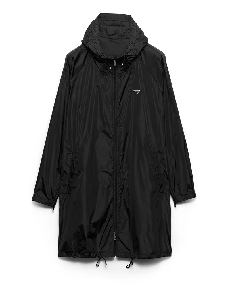 Prada Jacke Aus Funktionsgewebe, Herren, Schwarz, Größe Schwarz