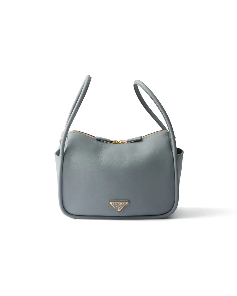 Prada Darling Handtasche Aus Leder, Damen, Opal Opal