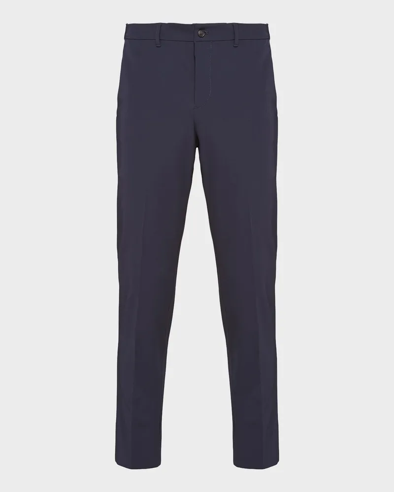 Prada Hose aus Techno-Stretch Blau