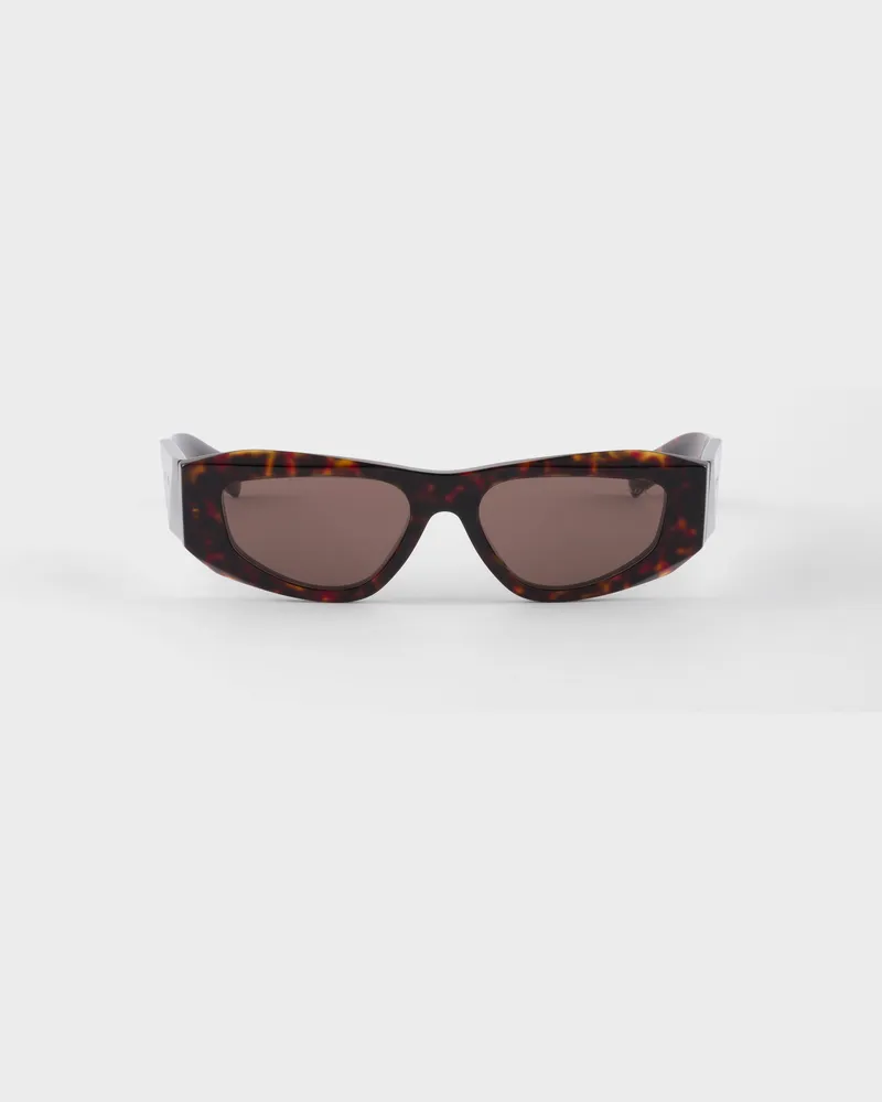 Prada Symbole Sonnenbrille Kaffeebraune