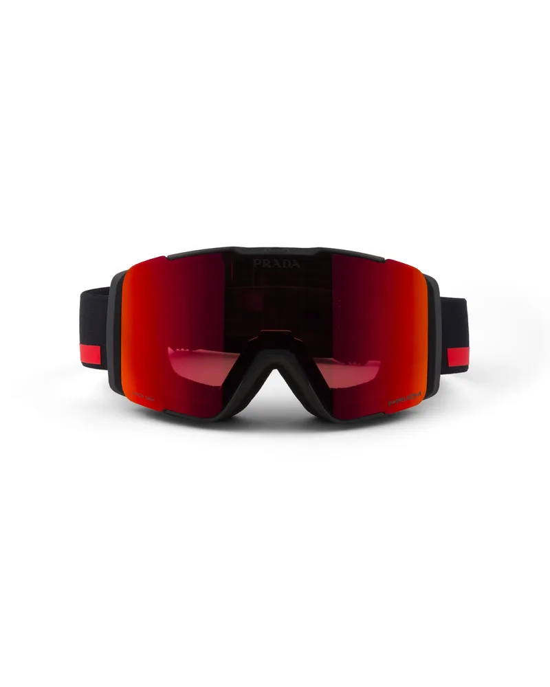 Prada Linea Rossa Schneebrille Von Oakley Mit Wechselgläsern, Herren, Torch/persimmon-gläser Torch