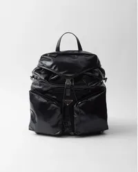 Prada Rucksack aus Leder Schwarz