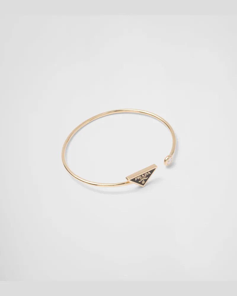 Prada Eternal Gold Armreif aus Gelbgold mit Diamant Gold
