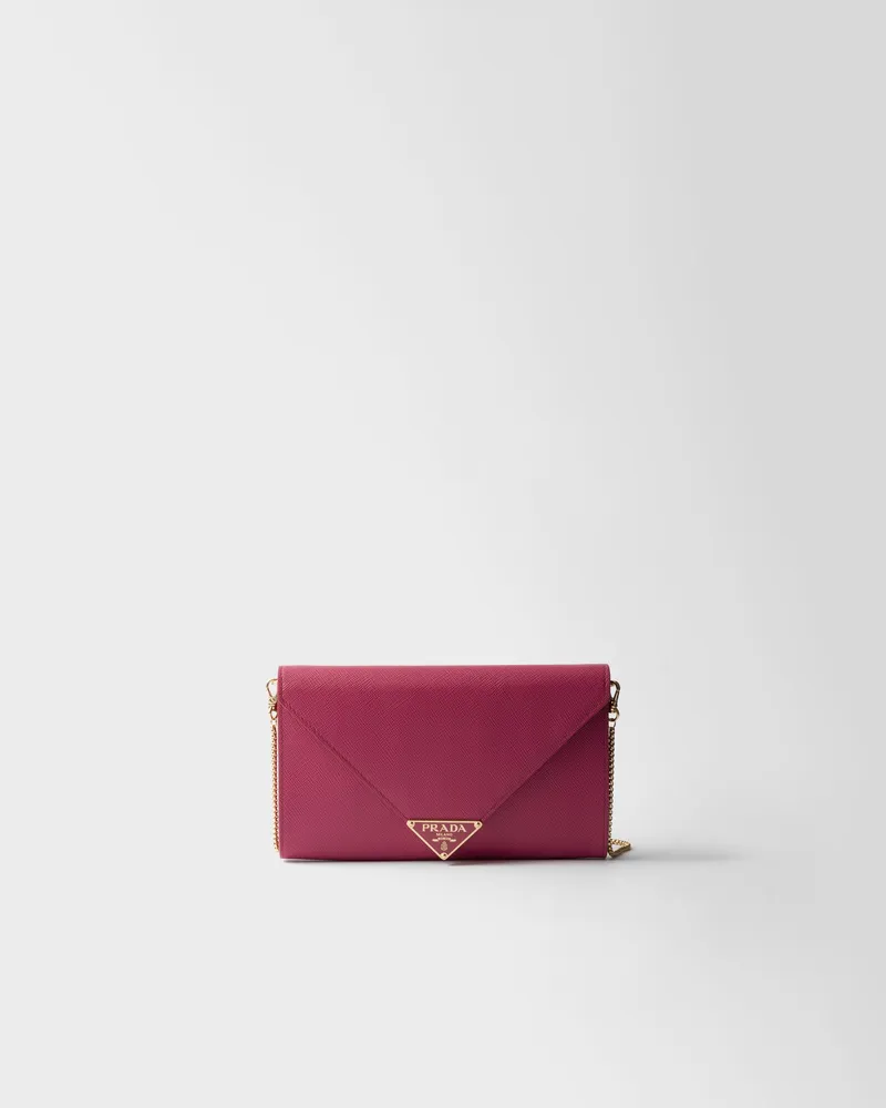 Prada Mini Bag aus Saffiano-Leder Bruyère