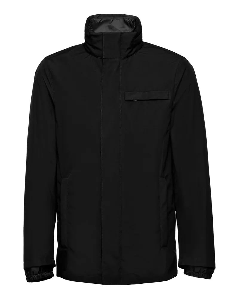 Prada Blousonjacke Aus Funktionsgewebe, Herren, Schwarz, Größe Schwarz