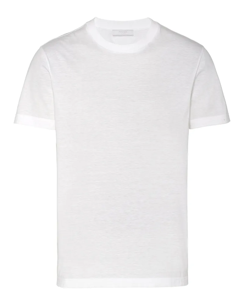 Prada T-shirt Aus Baumwolle - 3er-pack, Herren, Weiss, Größe Weiss
