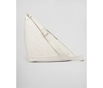 Dreieckige Tasche aus Leder