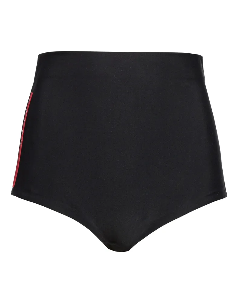 Prada Badeshorts Aus Stretch-jersey, Damen, Schwarz, Größe Schwarz