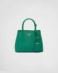 Prada Double Mini Bag aus Saffiano-Leder Mango