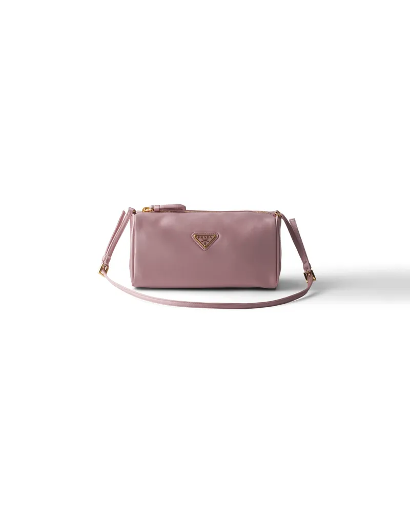 Prada Mini Bag Aus Satin, Damen, Alabasterrosa Alabasterrosa