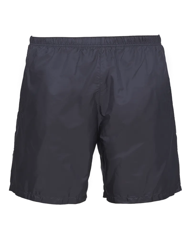 Prada Badehose aus Re-Nylon Marineblau