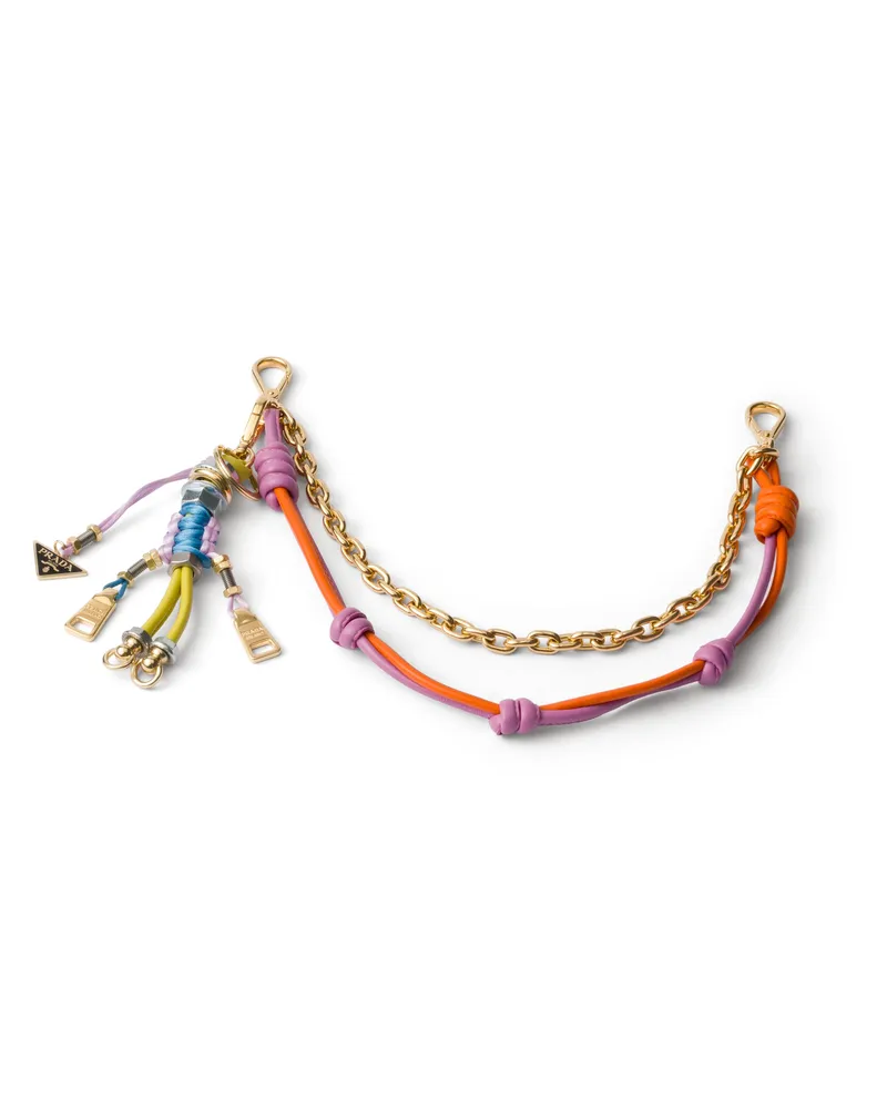 Prada Pop Strings Schlüsselanhänger, Damen, Zeder/primel Zeder