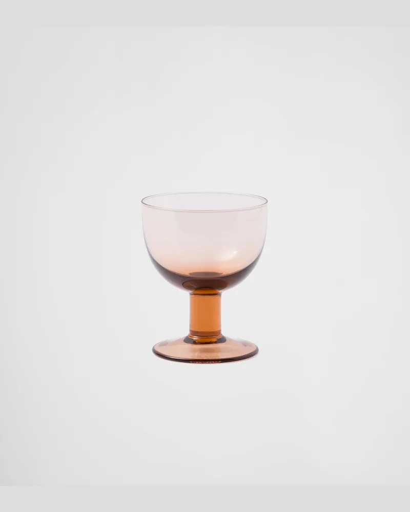 Prada Set mit zwei Wassergläsern aus Kristall – Plinth Onyx