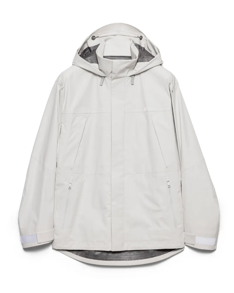 Prada Jacke Aus Funktionsgewebe, Herren, Kalkweiss, Größe Kalkweiss