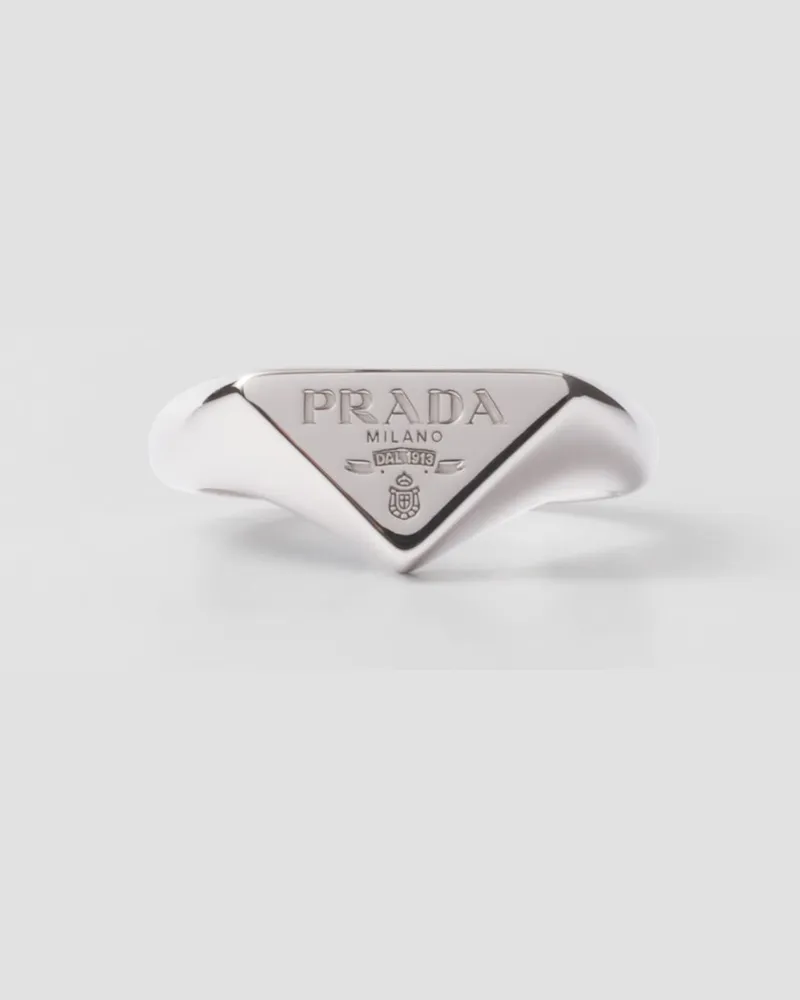 Prada Ring aus Silber Silber