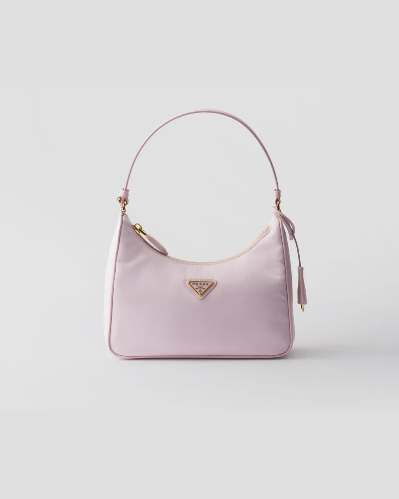Prada Re-Edition 2005 Mini Bag aus Re-Nylon Alabaster