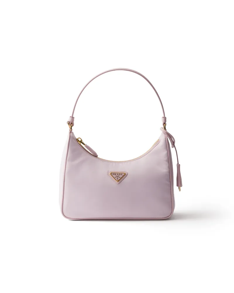 Prada Re-edition 2005 Mini Bag Aus Re-nylon , Damen, Alabaster Alabaster