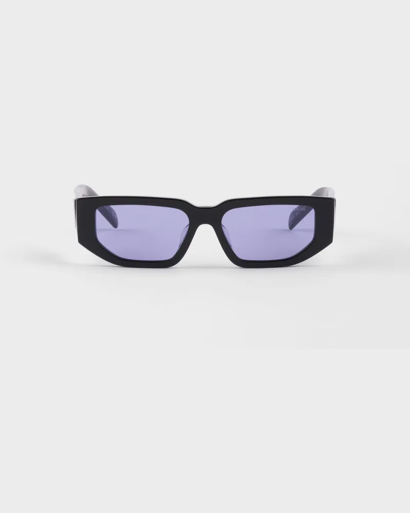 Prada Sonnenbrille mit Triangolo-Logo Gläser