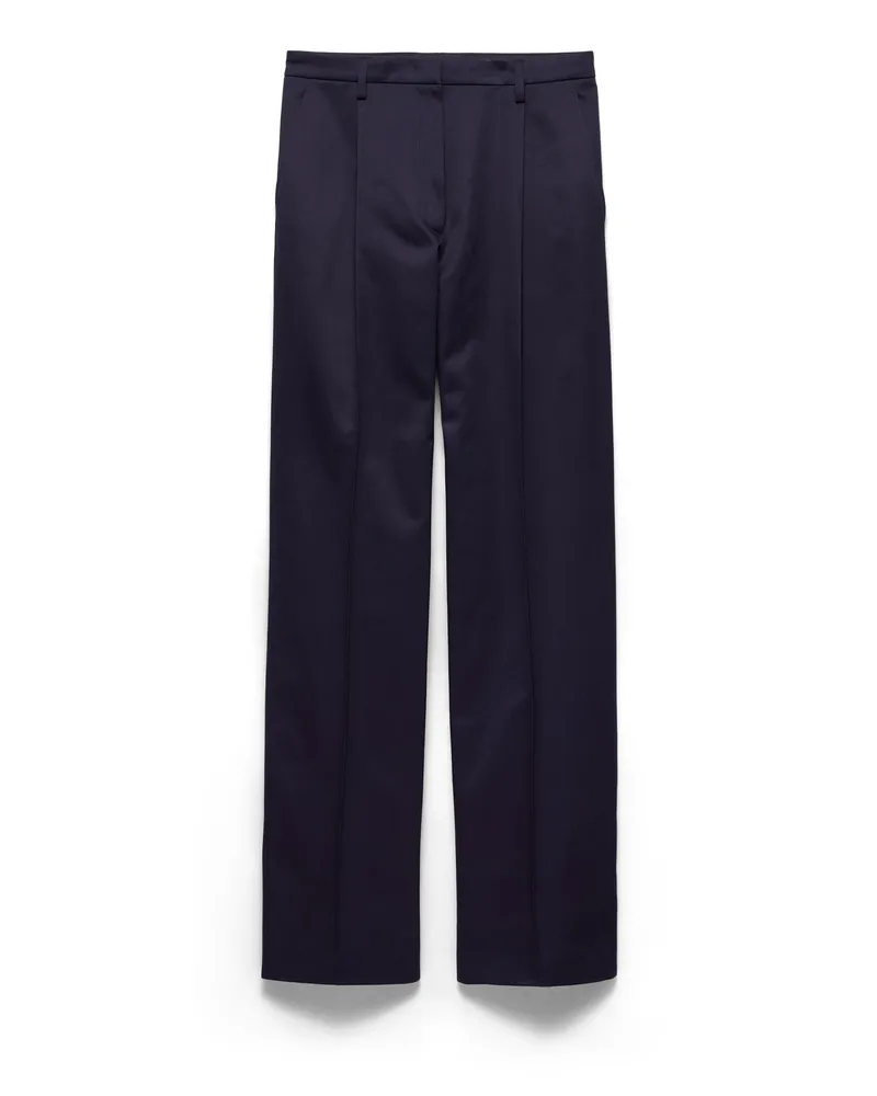 Prada Chino-hose, Damen, Marineblau, Größe Marineblau