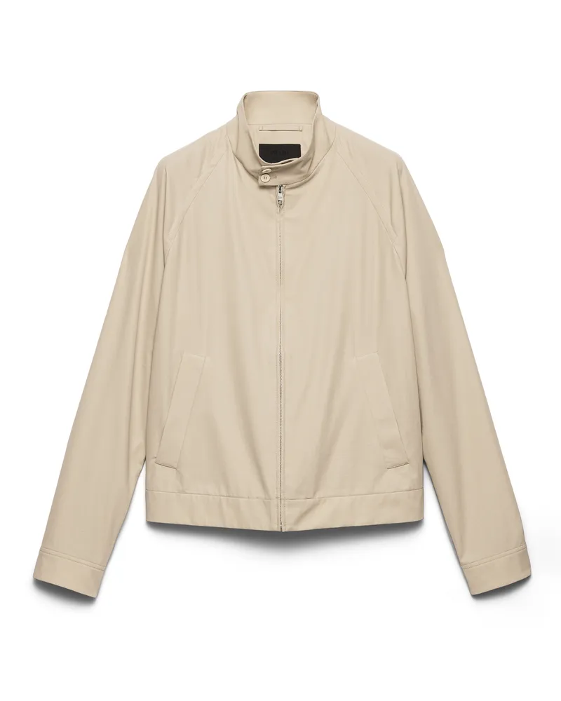 Prada Jacke Aus Baumwolle, Herren, Sandbeige, Größe Sandbeige