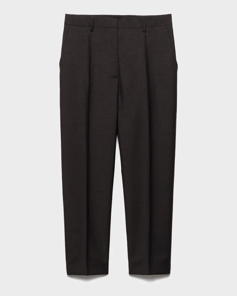 Prada Hose aus Grisaille Grau