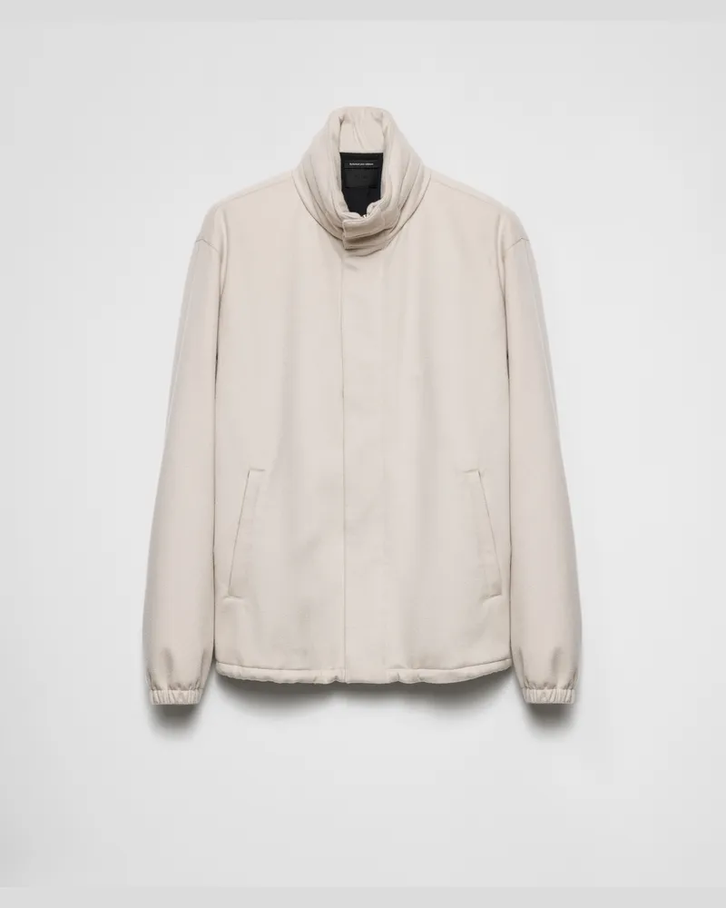 Prada Jacke aus Kaschmir Albino