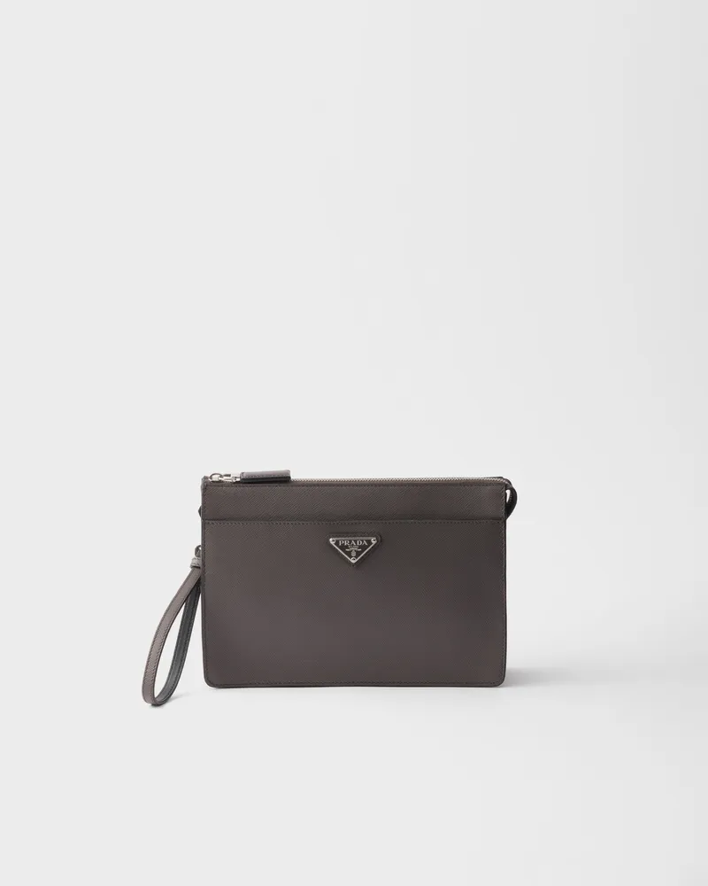 Prada Handtasche für Herren aus Saffiano-Leder Bambus