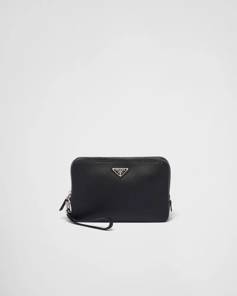 Prada Tasche aus Saffiano Leder Schwarz